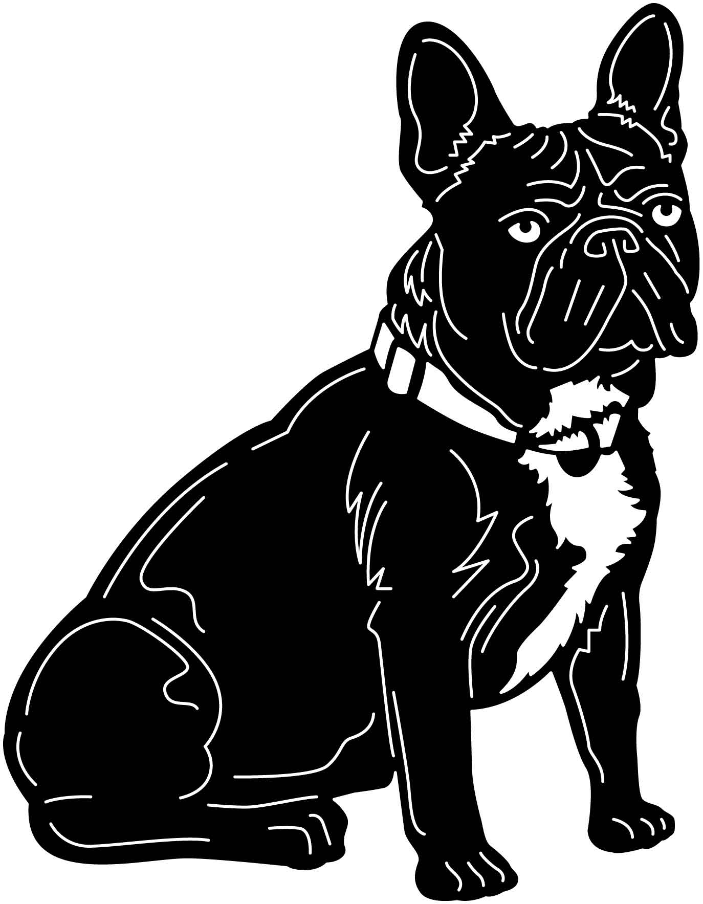 Französische Bulldogge Autoaufkleber #174