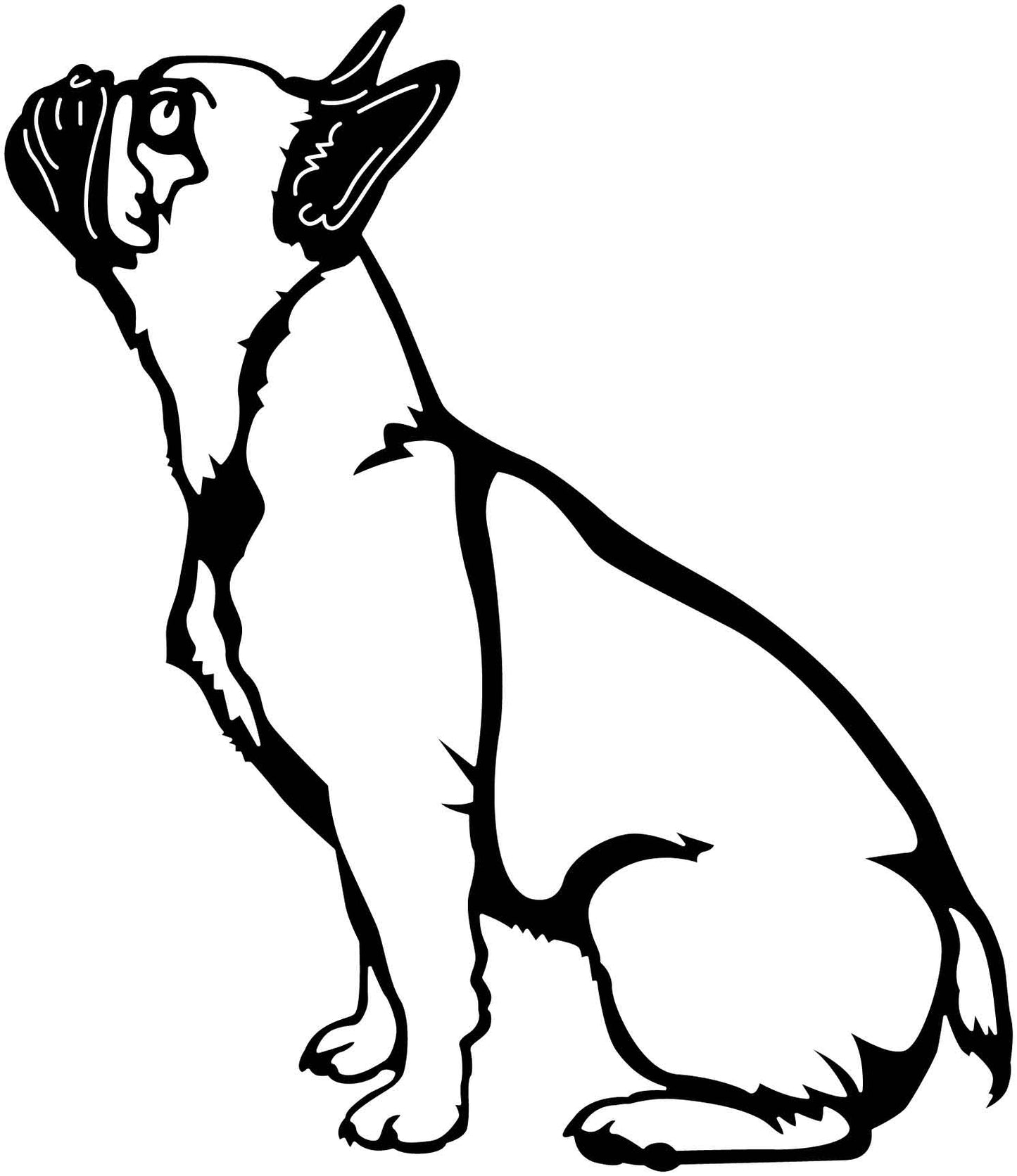 Französische Bulldogge Autoaufkleber #175