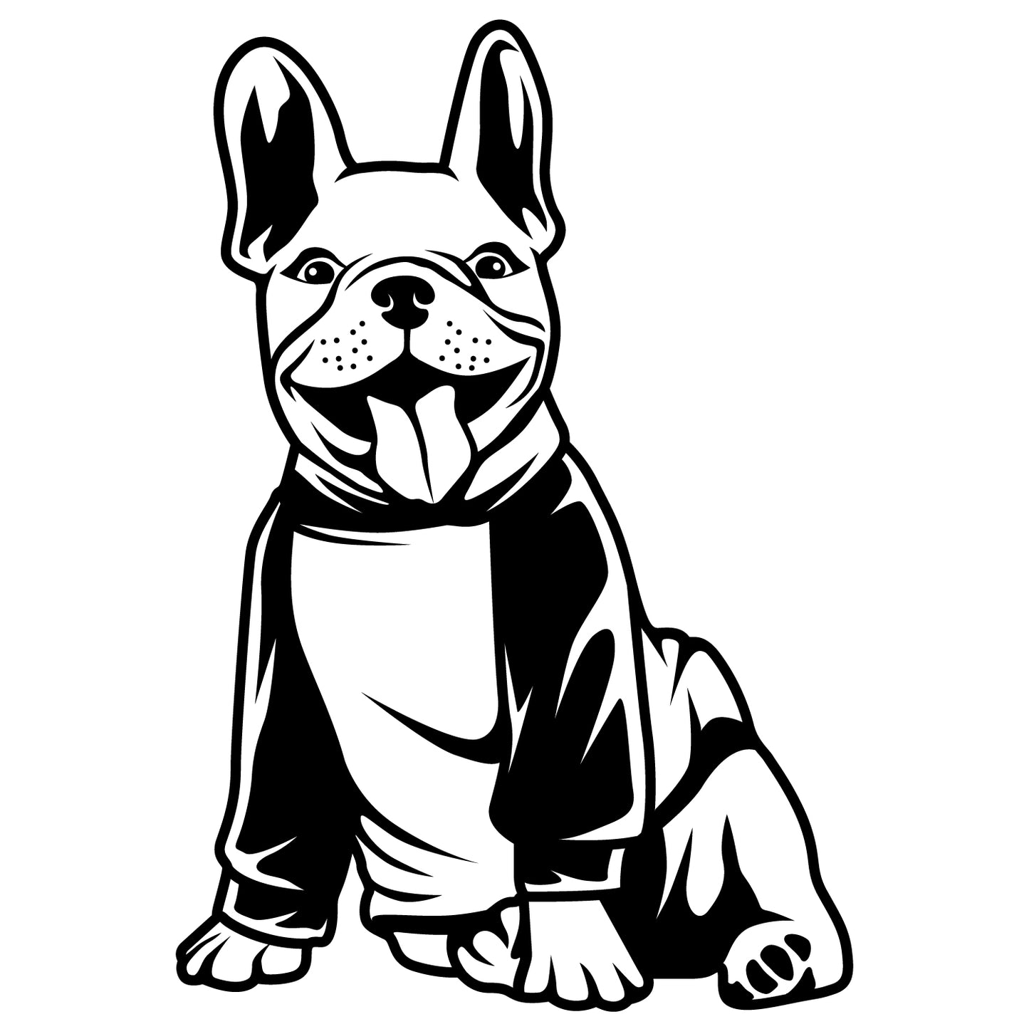 Französische Bulldogge Autoaufkleber #118