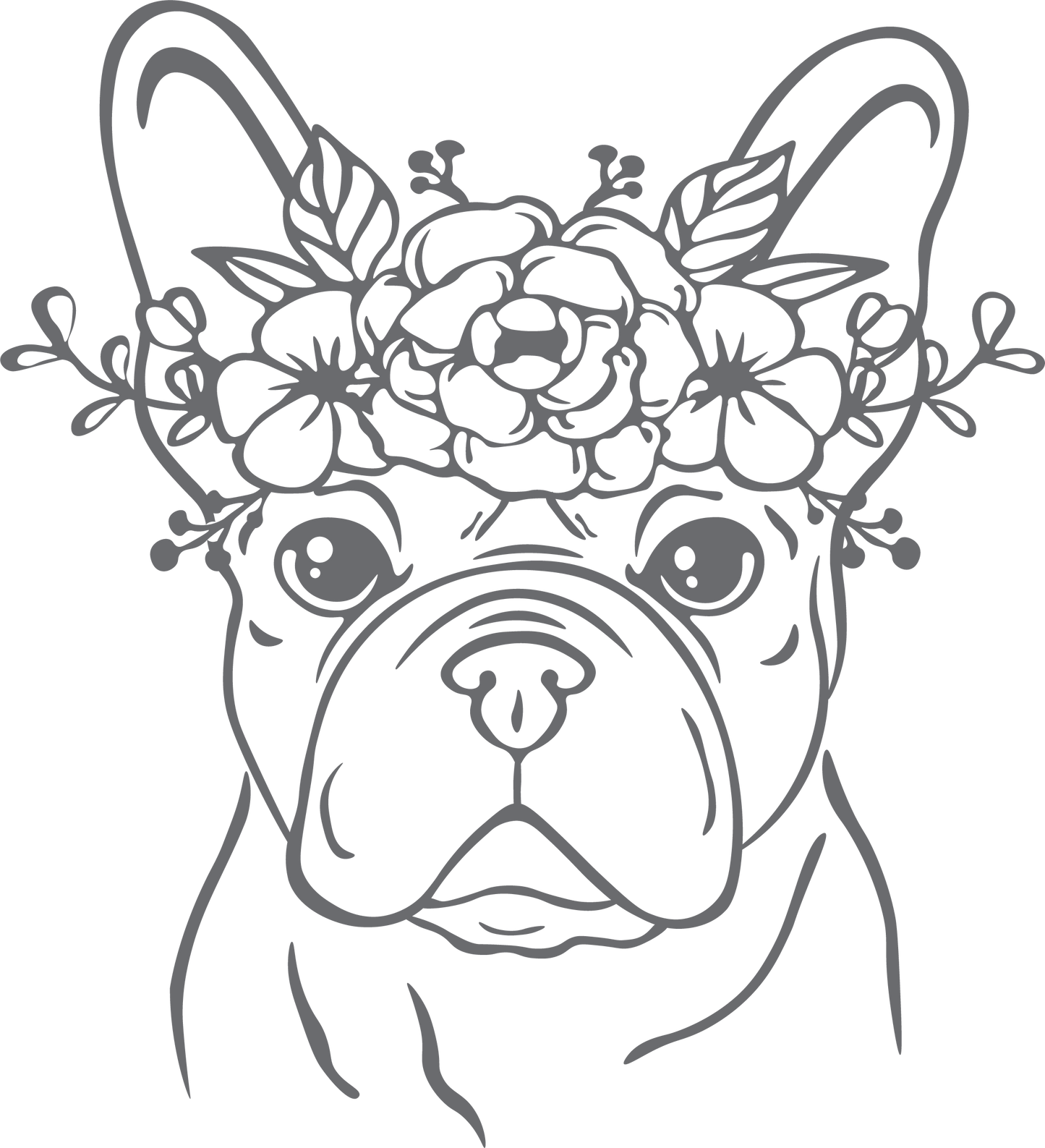 Französische Bulldogge Autoaufkleber #189