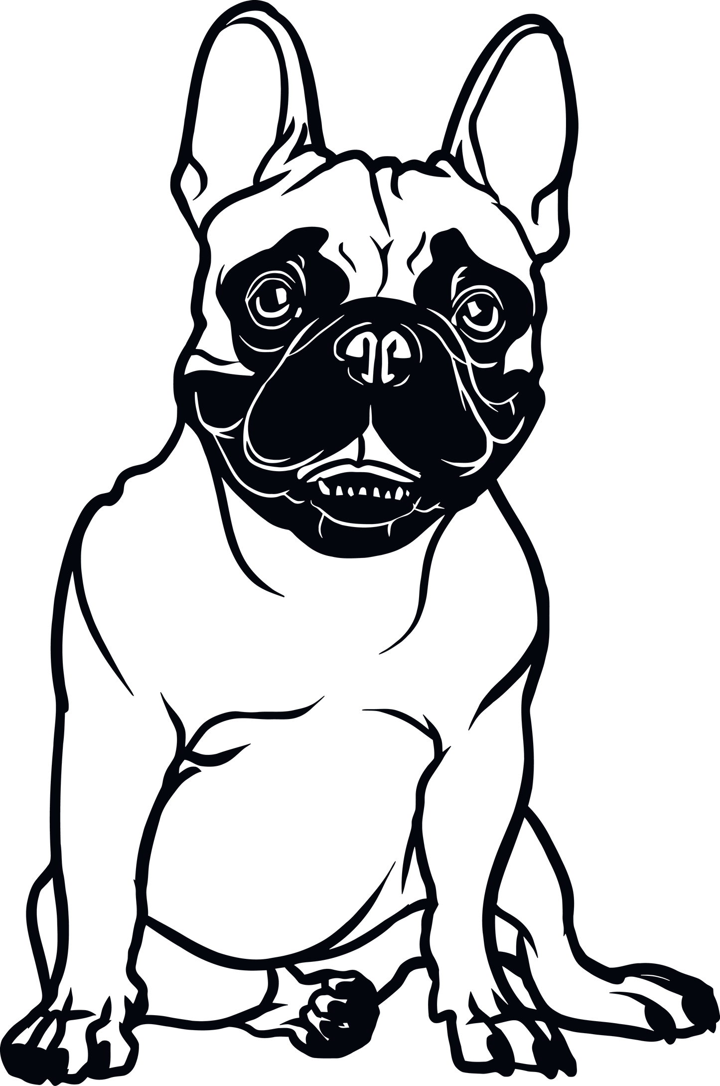 Französische Bulldogge Autoaufkleber #142