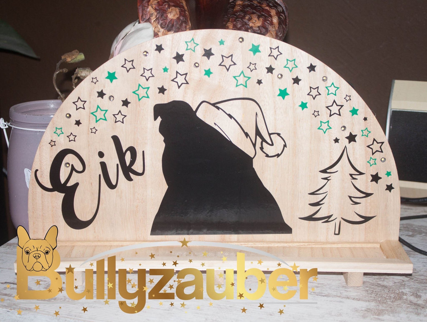 Lichterbogen Holz einfarbig