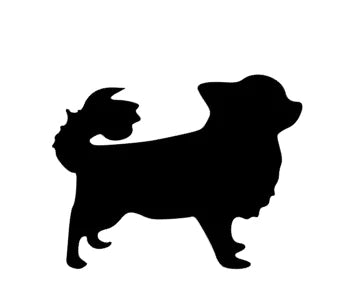 Chihuahua Silhouette Autoaufkleber #1