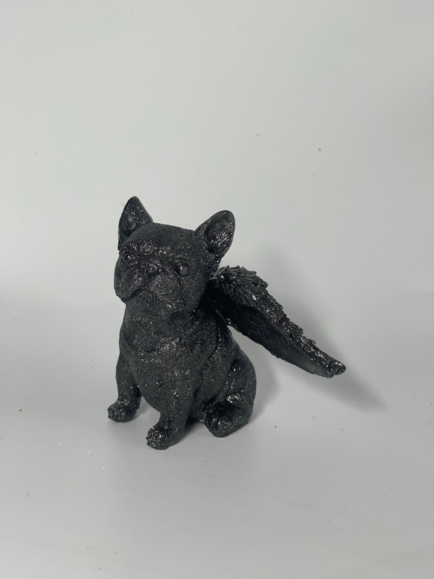 Französische Bulldogge Figur mit Flügeln #36