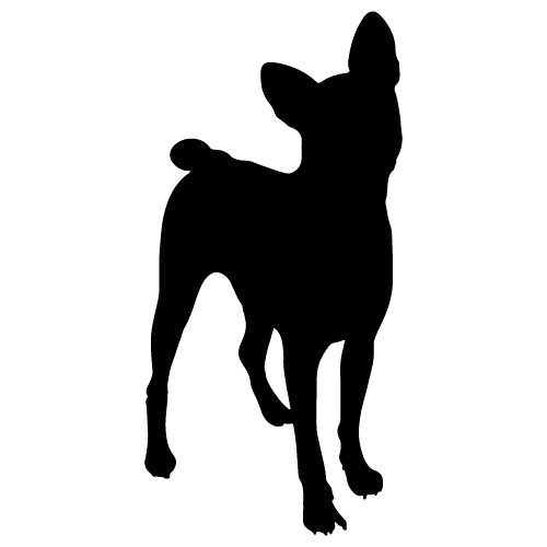Chihuahua Silhouette Autoaufkleber #4