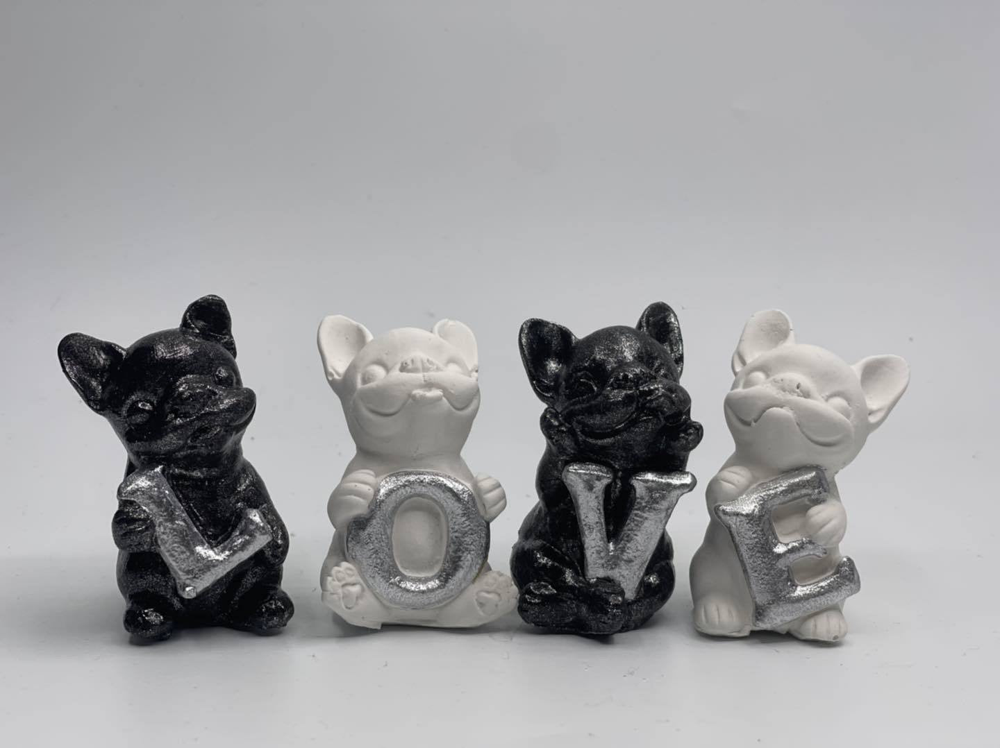 Französische Bulldogge Figur - Love #32
