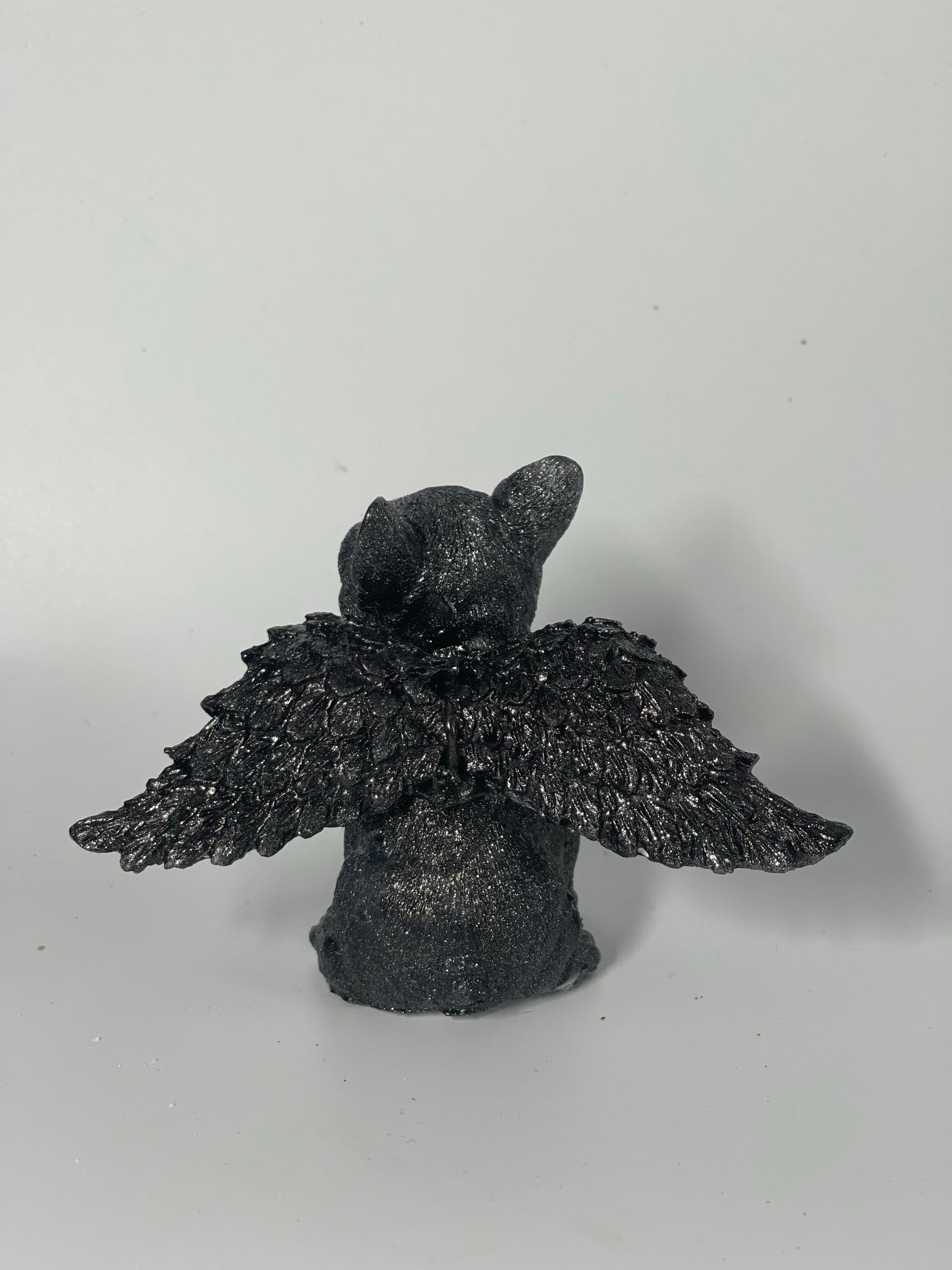 Französische Bulldogge Figur mit Flügeln #36