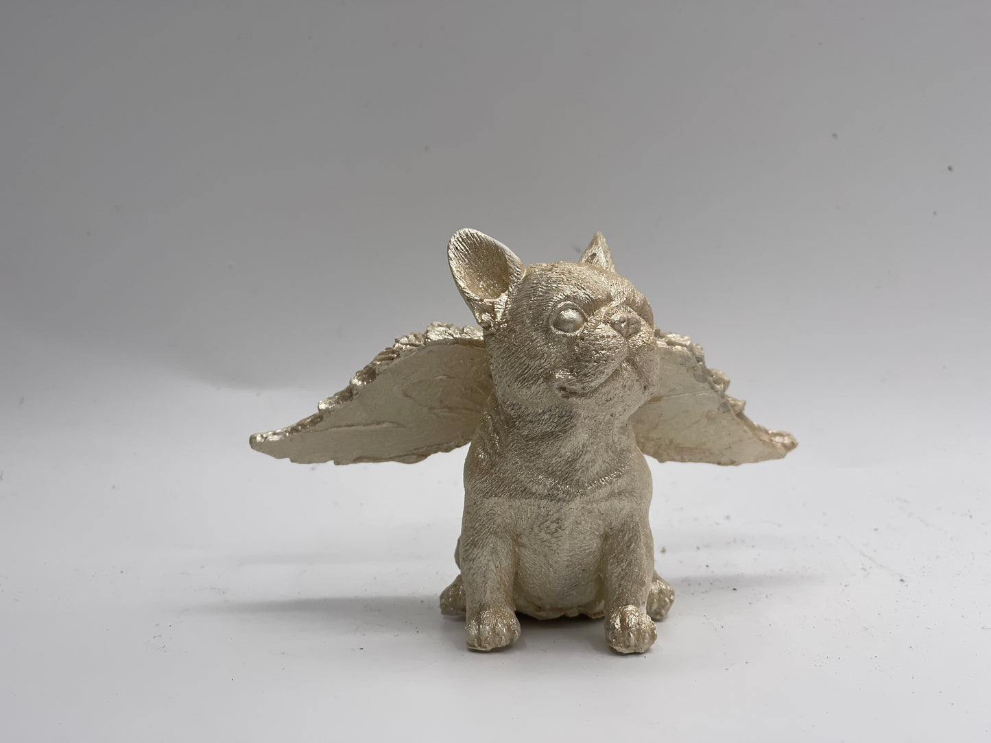 Französische Bulldogge Figur mit Flügeln #36