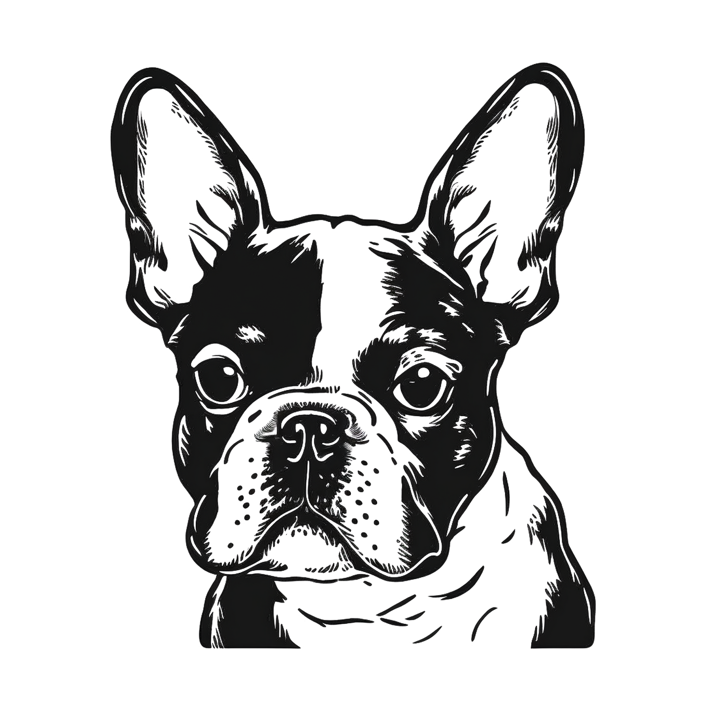 Französische Bulldogge Autoaufkleber #222