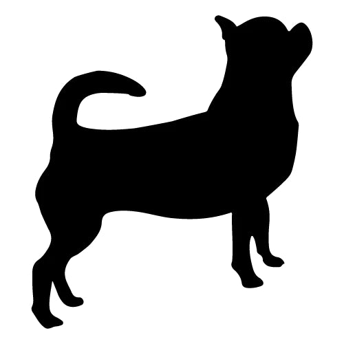Chihuahua Silhouette Autoaufkleber #2