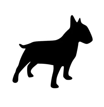 BULLTERRIER Silhouette Autoaufkleber