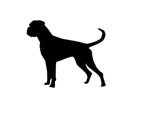 BOXER Silhouette Autoaufkleber