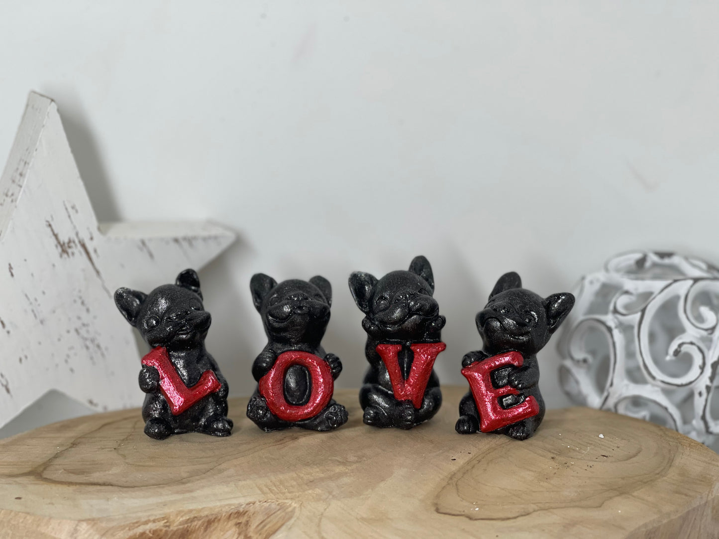Französische Bulldogge Figur - Love #32