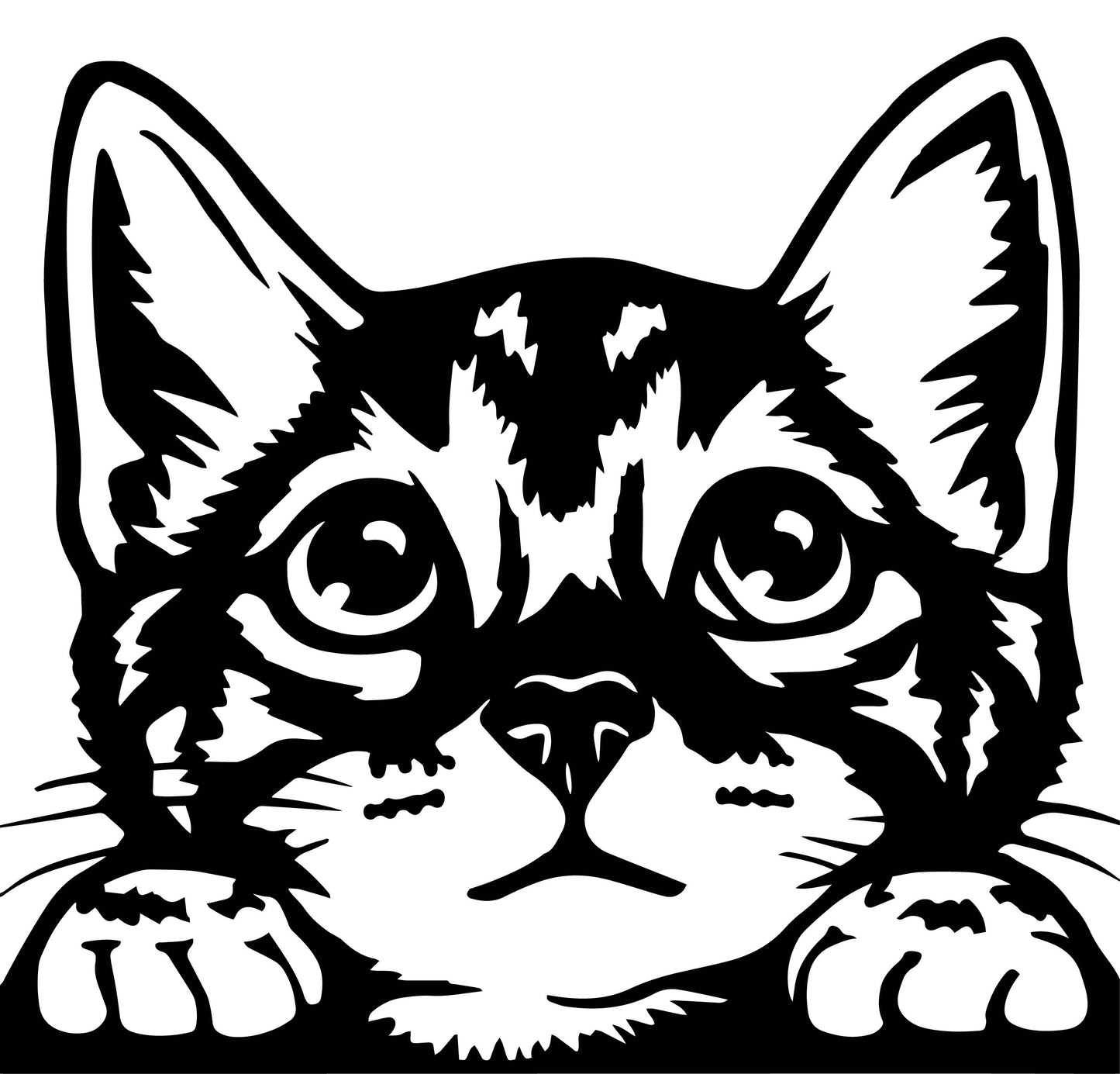 Katze Autoaufkleber #4