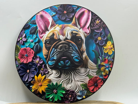 Französische Bulldogge Türschild / Dekoschild / Blechschild #118
