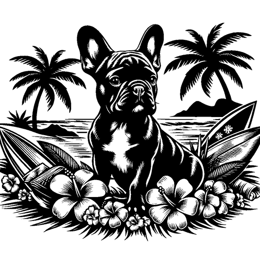 Französische Bulldogge Autoaufkleber #394
