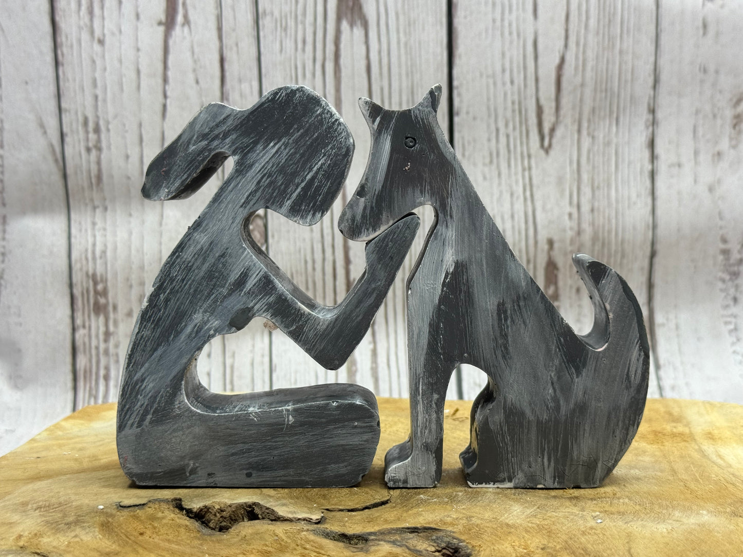 Frauchen Hund Figur sofort #1