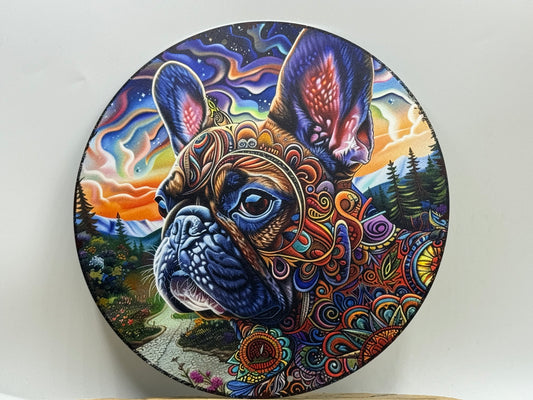 Französische Bulldogge Türschild / Dekoschild / Blechschild #117