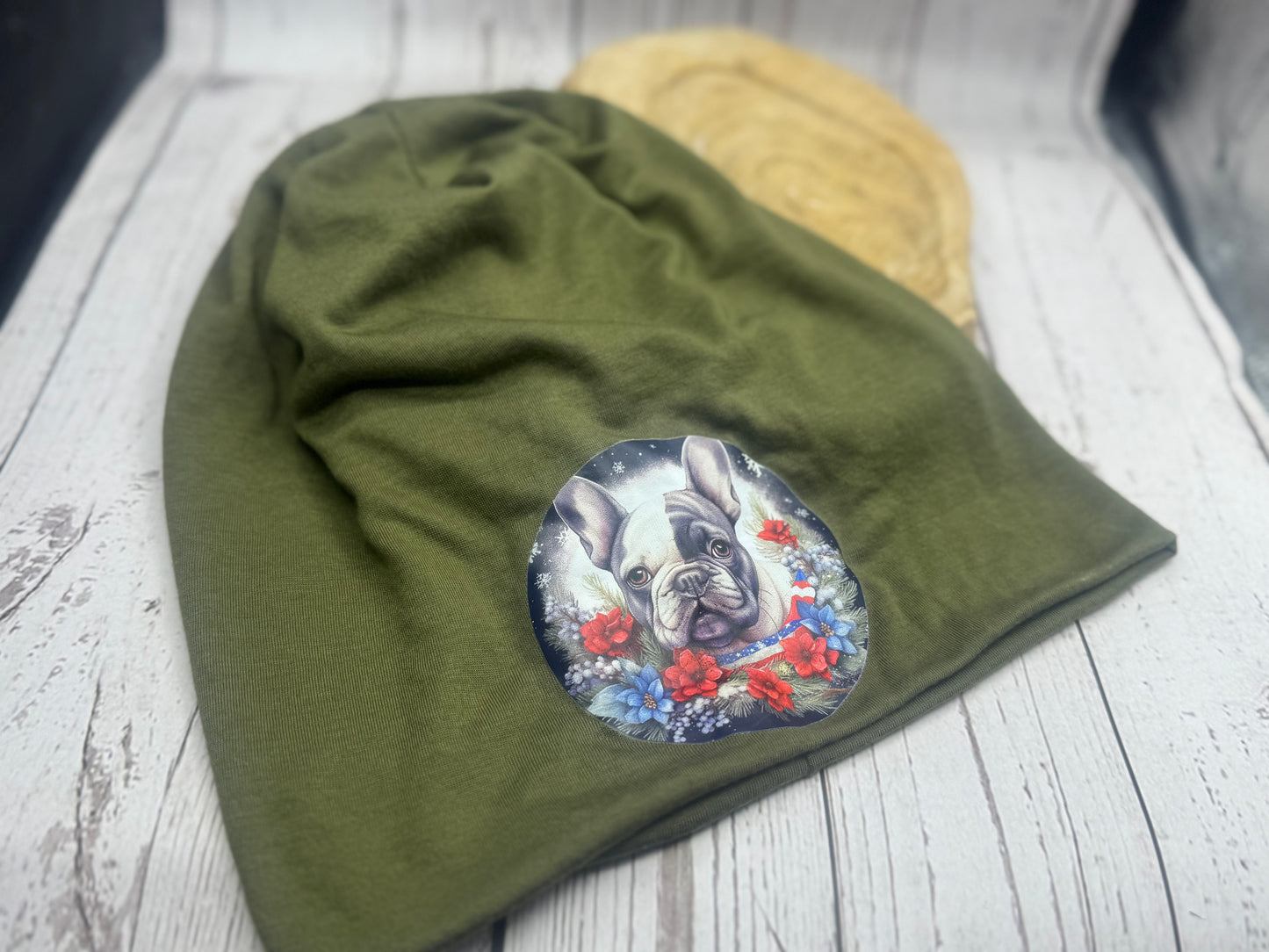 Französische Bulldogge Beanie