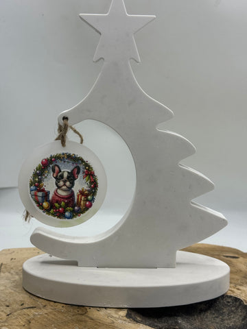 Französische Bulldogge Weihnachtsbaum - Sale