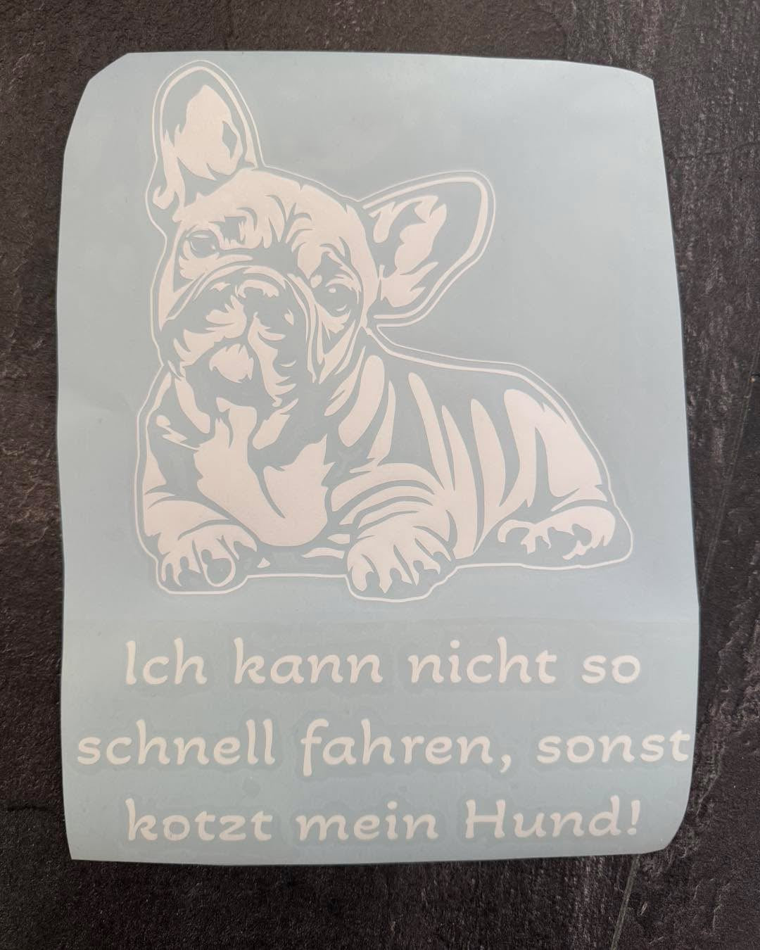 Französische Bulldogge Autoaufkleber #367