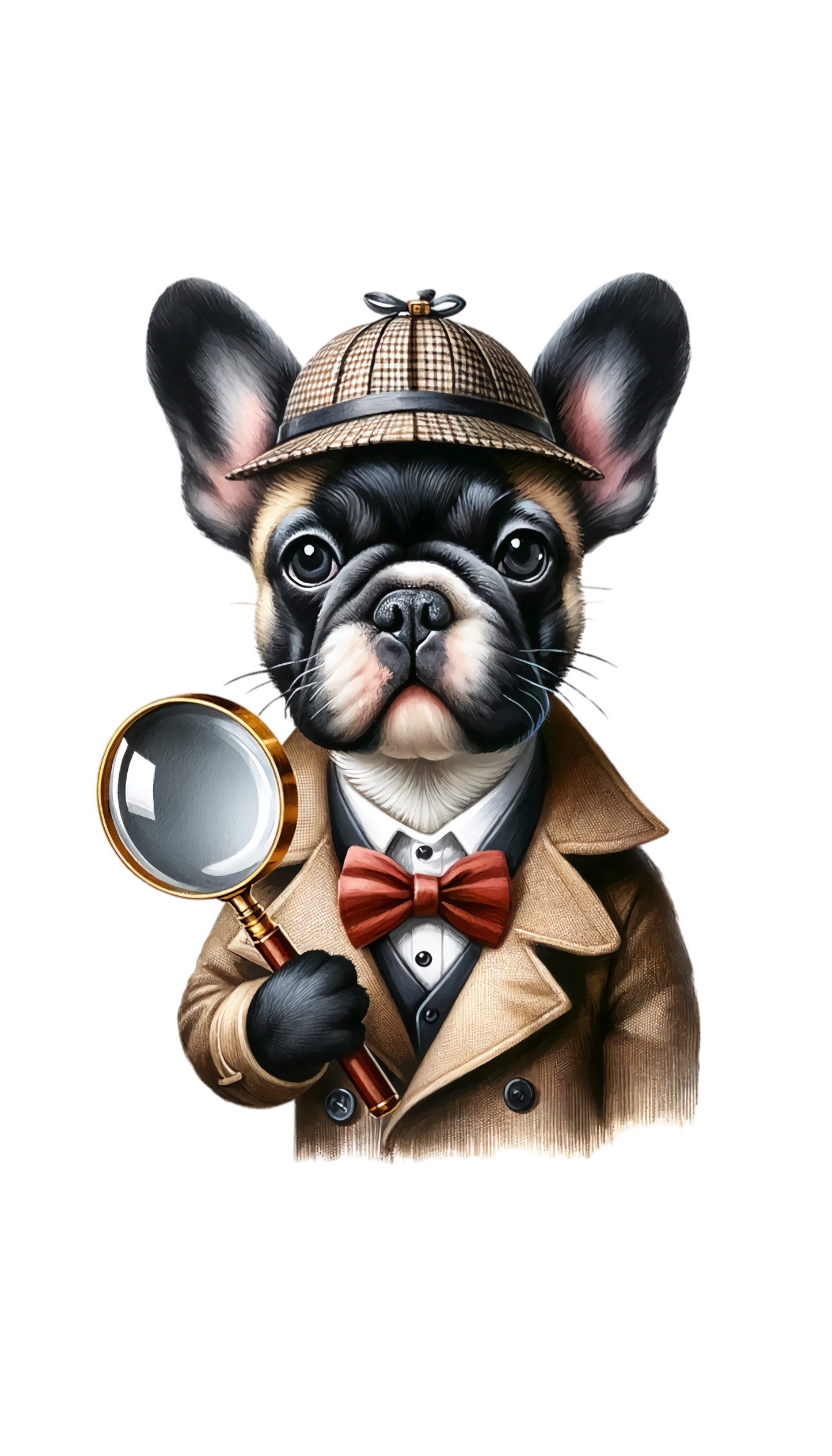 Französische Bulldogge Bügelbild Fiktiv #42