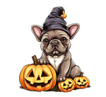 Französische Bulldogge Bügelbild Halloween #13