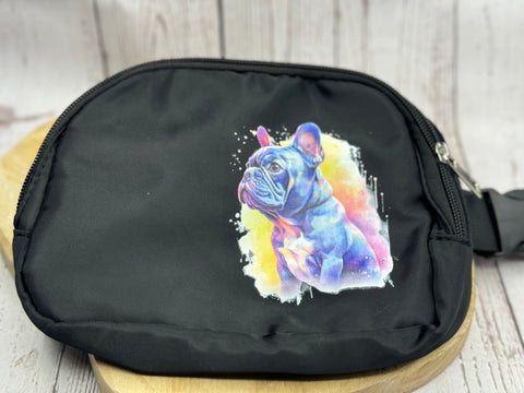 Französische Bulldogge Tasche / Bauchtasche sofort #3