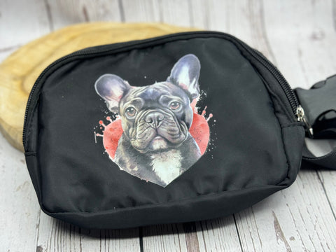 Französische Bulldogge Tasche / Bauchtasche sofort #2