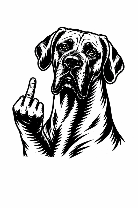 Deutsche Dogge Autoaufkleber #37