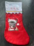 Französische Bulldogge Weihnachtssocke - Sale