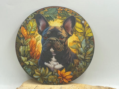 Französische Bulldogge Dekoschild / Dekoration / Sonnenfänger