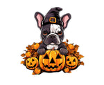 Französische Bulldogge Bügelbild Halloween #10
