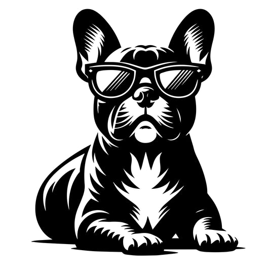 Französische Bulldogge Autoaufkleber #319