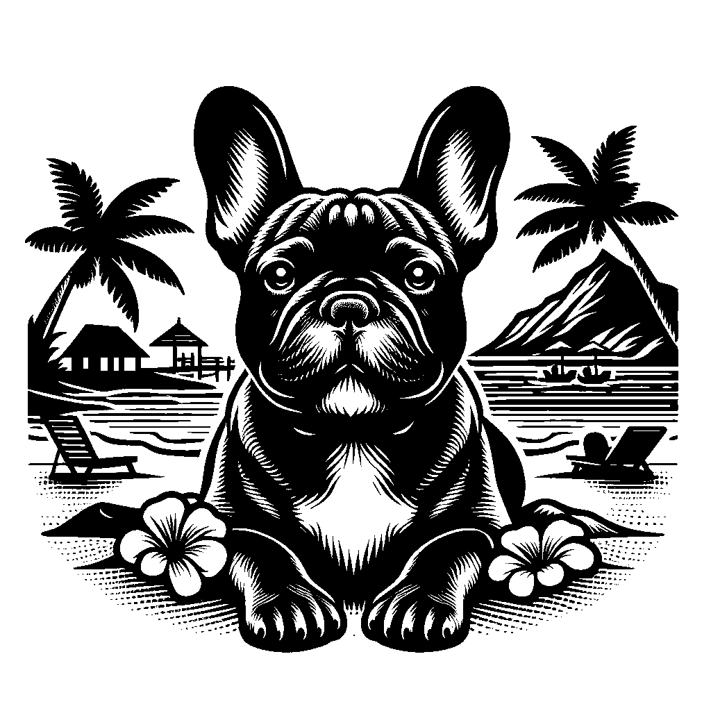 Französische Bulldogge Autoaufkleber #389