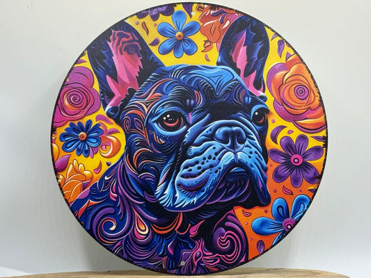 Französische Bulldogge Türschild / Dekoschild / Blechschild #116