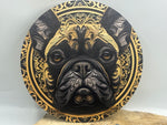 Französische Bulldogge Türschild / Dekoschild / Blechschild