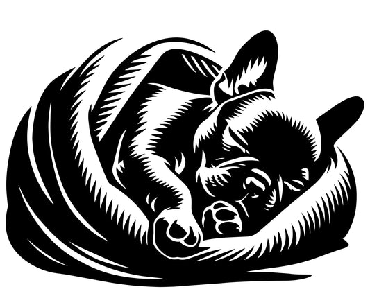 Französische Bulldogge Autoaufkleber #283