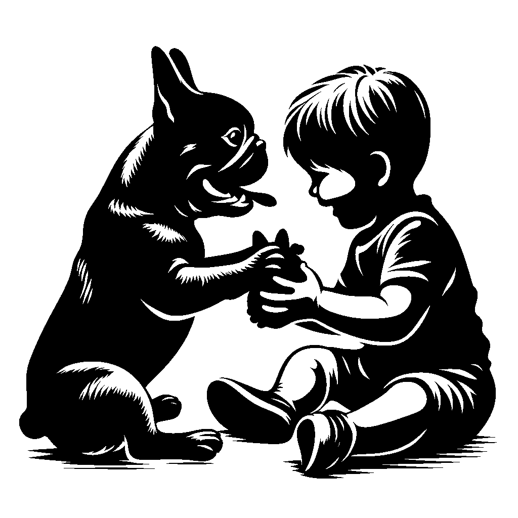 Französische Bulldogge Autoaufkleber #416