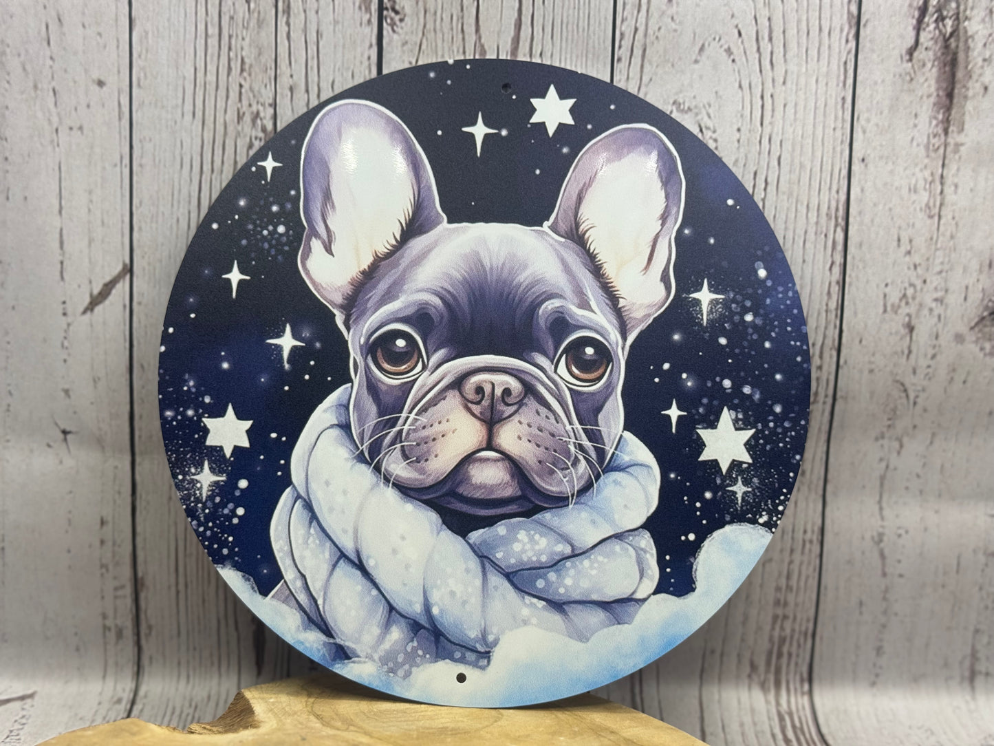 Französische Bulldogge Türschild / Dekoschild / Blechschild #149