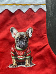 Französische Bulldogge Weihnachtssocke - Sale