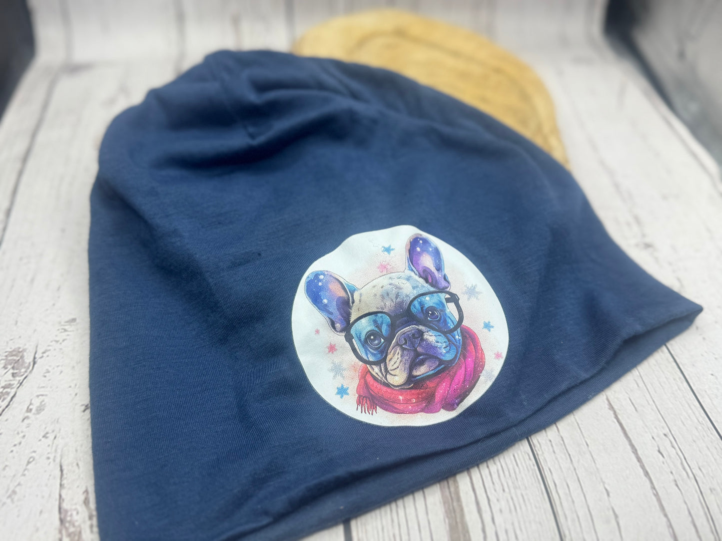 Französische Bulldogge Beanie