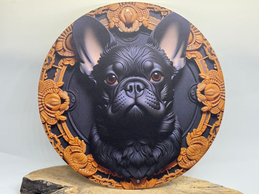 Französische Bulldogge Türschild / Dekoschild / Blechschild #174
