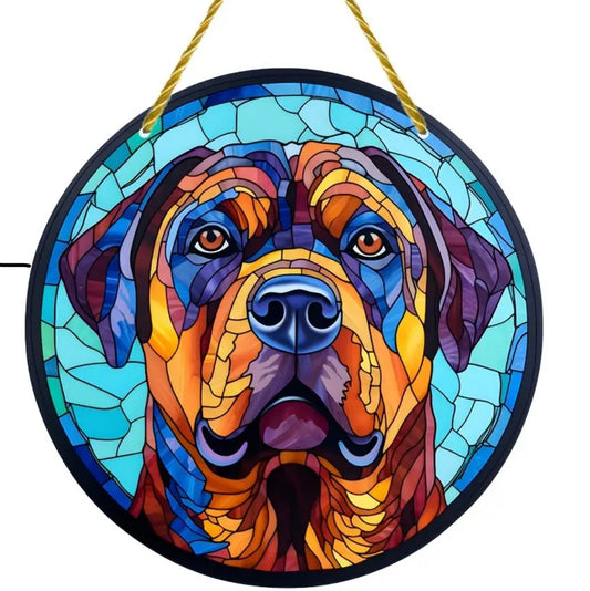 Rottweiler Dekoschild / Dekoration / Sonnenfänger - Sale