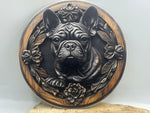 Französische Bulldogge Türschild / Dekoschild / Blechschild