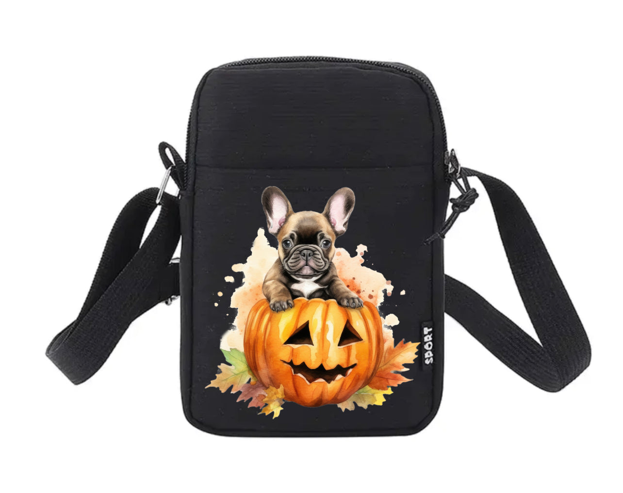 Französische Bulldogge Tasche Halloween / Herbst #2
