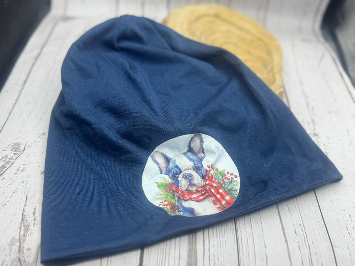 Französische Bulldogge Beanie