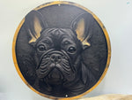 Französische Bulldogge Türschild / Dekoschild / Blechschild