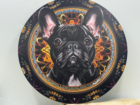 Französische Bulldogge Türschild / Dekoschild / Blechschild #79