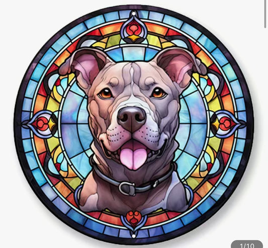 Amstaff / Pitbull Türschild / Dekoschild / Blechschild - Sale